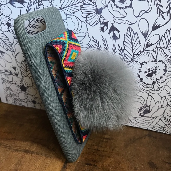 Festival Season!Puff hand strap phone case 7P/8P - Picture 8 of 8